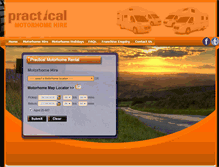 Tablet Screenshot of practicalmotorhomerental.com